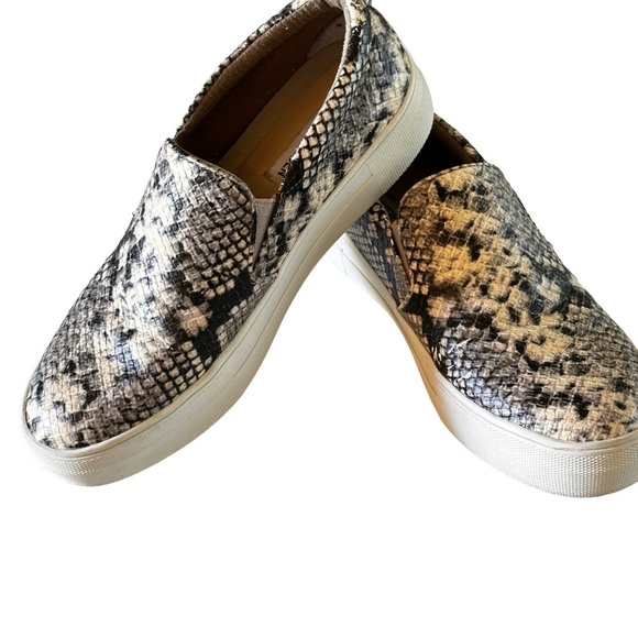 5 for $40 SALE! 
Steve Madden Gills Snake Print Slip-On Platform Sneakers sz7 - Picture 2 of 12